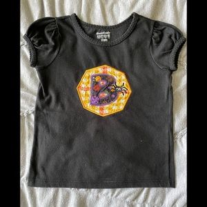 Little Girl’s B Spiderweb Shirt, size 3T
